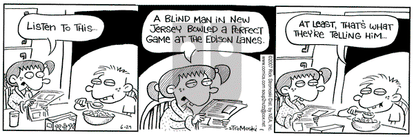 Soup to Nutz - Old on Friday June 29, 2007 Comic Strip
