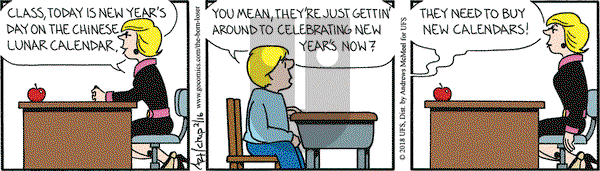 The Born Loser on Friday February 16, 2018 Comic Strip