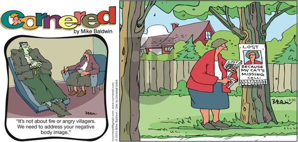Cornered on Sunday September 20, 2015 Comic Strip