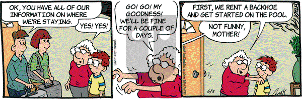 Lola on Tuesday June 5, 2018 Comic Strip