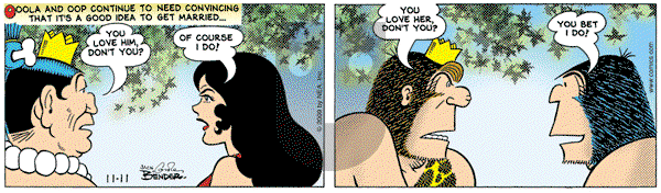 Alley Oop on Wednesday November 11, 2009 Comic Strip