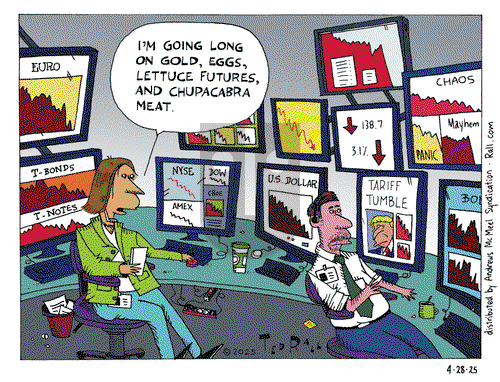 Ted Rall on Monday April 28, 2025 Comic Strip