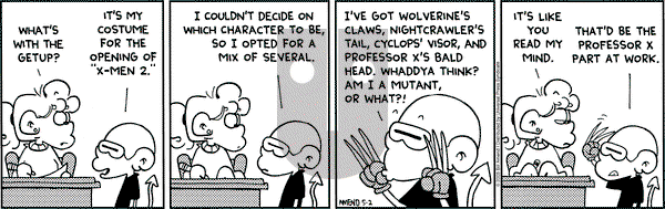FoxTrot on Friday May 2, 2003 Comic Strip