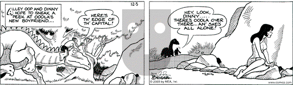Alley Oop on Friday December 5, 2003 Comic Strip