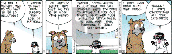 Get Fuzzy on Wednesday December 21, 2011 Comic Strip