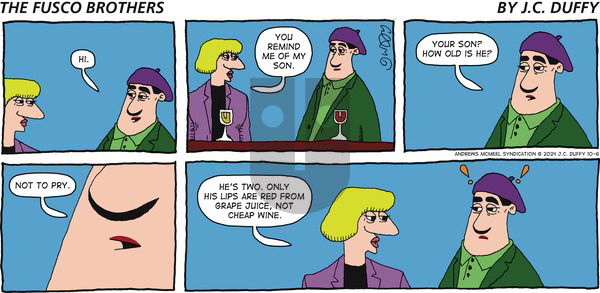The Fusco Brothers - Sunday October 6, 2024 Comic Strip