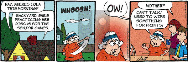 Lola on Tuesday August 27, 2019 Comic Strip