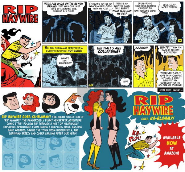 Rip Haywire on Sunday April 2, 2017 Comic Strip