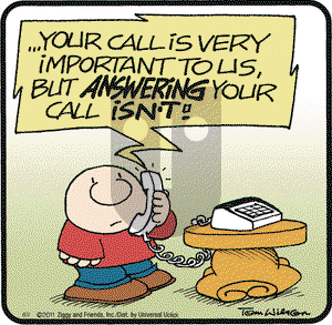 Ziggy on Tuesday August 2, 2011 Comic Strip