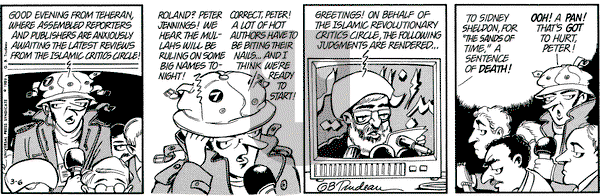 Doonesbury on Monday January 21, 1991 Comic Strip