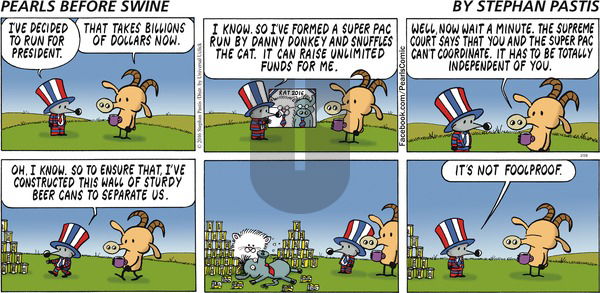 Pearls Before Swine on Sunday February 28, 2016 Comic Strip