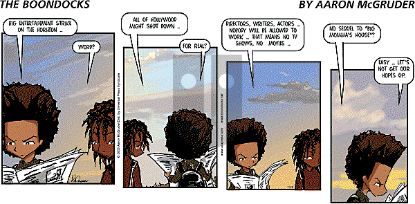 The Boondocks on Sunday August 10, 2008 Comic Strip