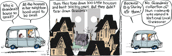 Cul de Sac on Wednesday November 19, 2014 Comic Strip