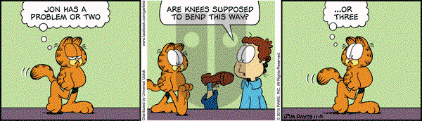 Garfield on Thursday November 5, 2015 Comic Strip
