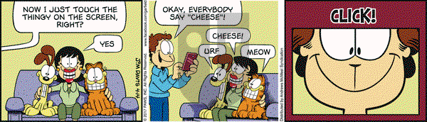Garfield - Friday April 14, 2017 Comic Strip