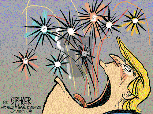 Jeff Stahler on Tuesday July 4, 2017 Comic Strip