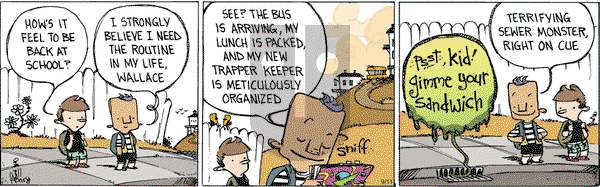 Wallace the Brave on Wednesday September 11, 2019 Comic Strip
