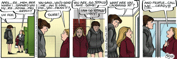 For Better or For Worse on Saturday December 3, 2005 Comic Strip