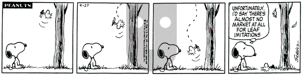 Peanuts on Saturday September 27, 1975 Comic Strip