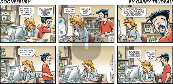 Doonesbury - Sunday April 26, 2020 Comic Strip