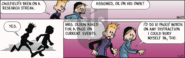 Frazz on Saturday November 25, 2017 Comic Strip