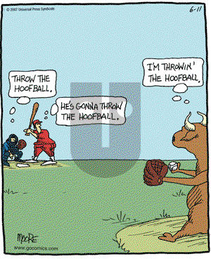 In the Bleachers on Monday June 11, 2007 Comic Strip