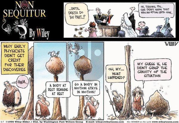 Non Sequitur on Sunday June 7, 1998 Comic Strip