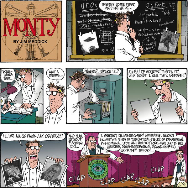 Monty on Sunday November 5, 2017 Comic Strip