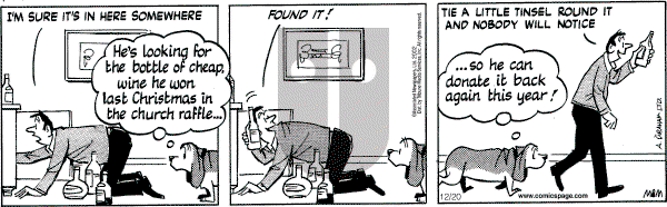 Fred Basset on Friday December 20, 2002 Comic Strip