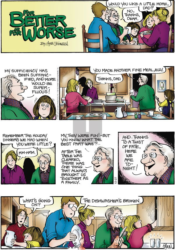 For Better or For Worse on Sunday December 27, 1998 Comic Strip
