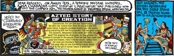La Cucaracha on Monday August 29, 2005 Comic Strip
