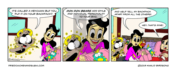 Little Fried Chicken and Sushi on Wednesday April 23, 2025 Comic Strip