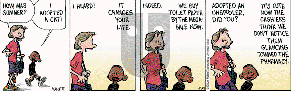 Frazz on Thursday August 28, 2014 Comic Strip