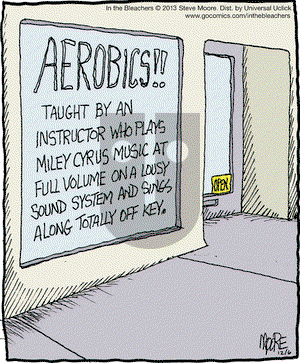 In the Bleachers on Friday December 6, 2013 Comic Strip
