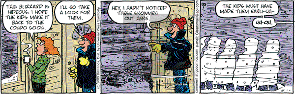Cleats on Thursday January 8, 2009 Comic Strip