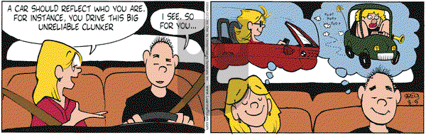 Luann on Monday August 9, 2004 Comic Strip