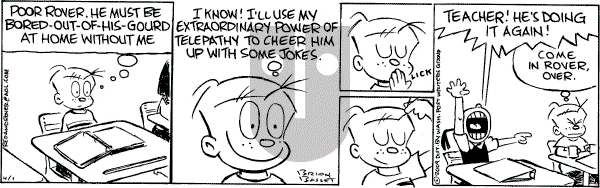 Red and Rover on Wednesday April 1, 2009 Comic Strip