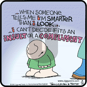Ziggy on Tuesday August 28, 2001 Comic Strip