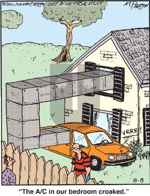 Close to Home on Monday August 8, 2011 Comic Strip