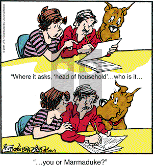 Marmaduke on Tuesday July 19, 2011 Comic Strip