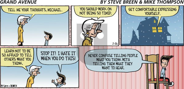 Grand Avenue on Sunday February 26, 2012 Comic Strip