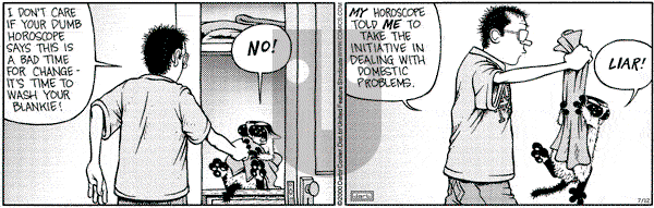 Get Fuzzy on Wednesday July 12, 2000 Comic Strip