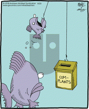 In the Bleachers on Monday August 20, 2018 Comic Strip