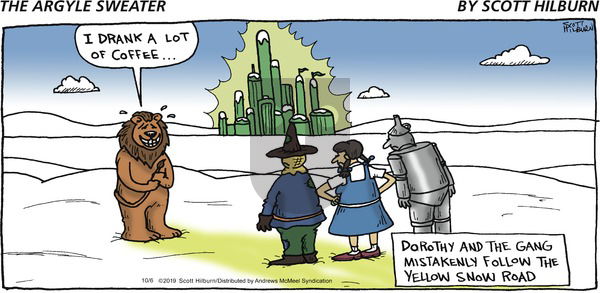 The Argyle Sweater on Sunday October 6, 2019 Comic Strip