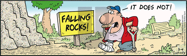 Frank and Ernest on Wednesday March 4, 2020 Comic Strip