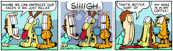 Garfield on Saturday October 29, 1994 Comic Strip