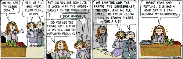 Cathy Classics on Monday October 17, 2011 Comic Strip