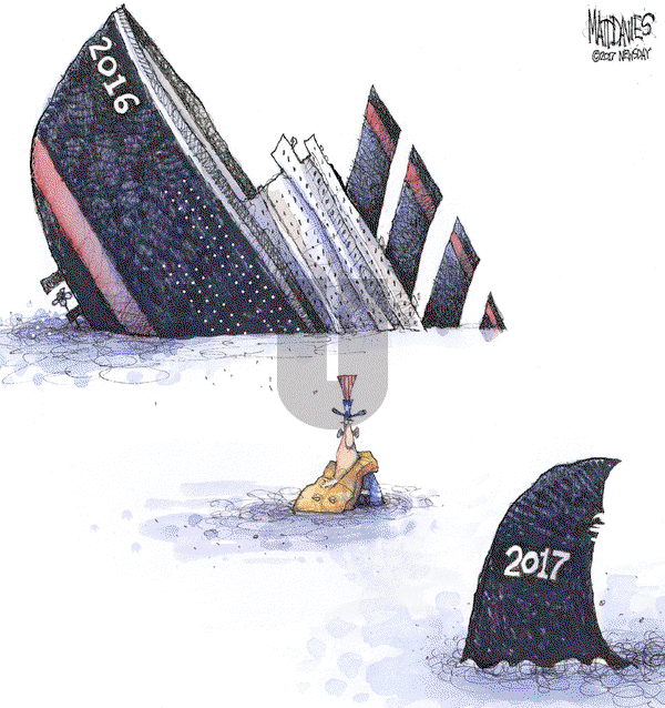 Matt Davies on Monday January 2, 2017 Comic Strip