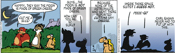 Over the Hedge on Saturday April 19, 2014 Comic Strip