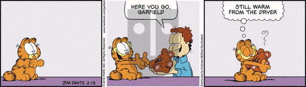 Garfield on Tuesday February 13, 2018 Comic Strip